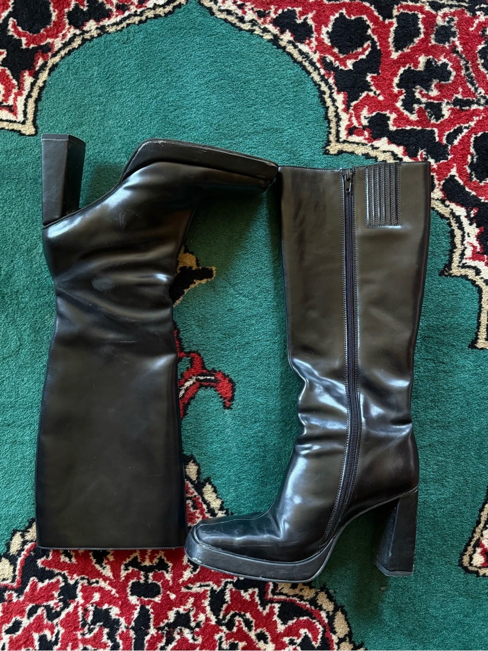 JEFFREY CAMPBELL MAXIMAL BOOTS IN BLACK SIZE 8 (USED/WORN CONDITION) - Picture 3 of 15